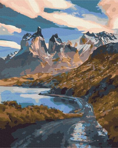 Премиуи картина по номерам Brushme 40x50см "Горный серпантин" PBS41084 (2007752)