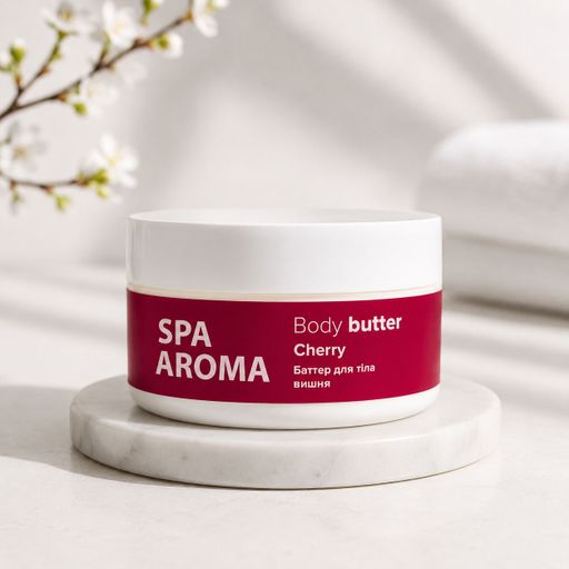 Батер для тіла Bioton Cosmetics Spa Aroma Cherry Body Butter Вишня, 250 мл