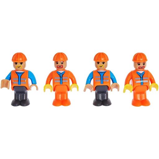 Конструктор Zipp Toys Поезд DPK32 с рельсами желтый (532.01.00) (2008397)