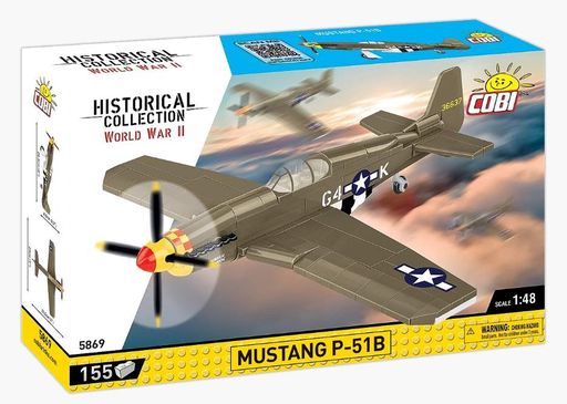 Конструктор детский самолет Mustang P-51B COBI 5869 (2008504)
