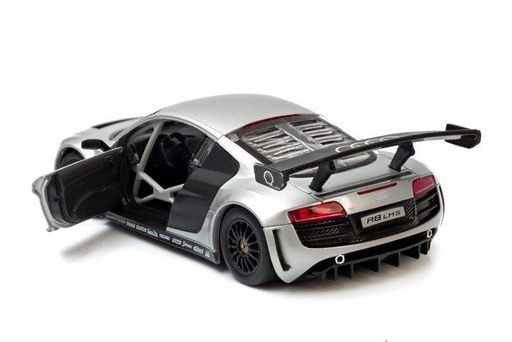 Машинка коллекционная металлическая Audi R8 LMS Rastar 56100 1:24 серебристый (2008515)