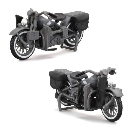Коллекционная модель Maisto: Harley-Davidson Custom — 1948 Ford F-1 Pickup & 1942 WLA Flathead / Зеленый пикап с мотоциклом (1:24) — 32185GR (2008516)