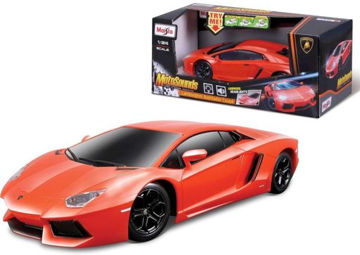 Коллекционная модель Maisto: MotoSounds — Lamborghini Aventador LP 700-4 / Оранжевая (1:24) — (2008518)