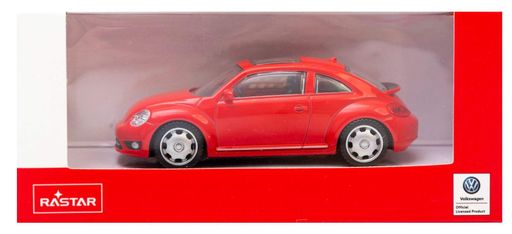 Коллекционная металлическая машинка RASTAR Volkswagen Beetle 1:43 58800 красный (2008520)
