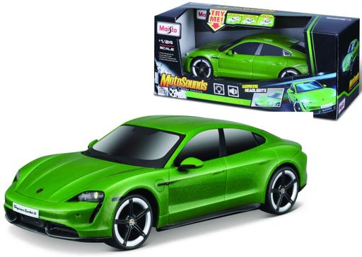 Коллекционная модель Maisto: MotoSounds — Porsche Taycan Turbo S / Зеленая (1:24) — 81731GR (2008522)