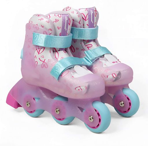 Роликовые коньки Best Roller 10-25 S колеса TPU светятся (размер 31-32). Multicolor (193637) (2008552)
