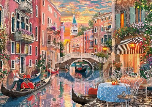 Пазл Clementoni — Dominic Davison. Sunset in Venice / Доминик Дэвисон. Закат в Венеции (6000 элементов) — 36524 (2008625)