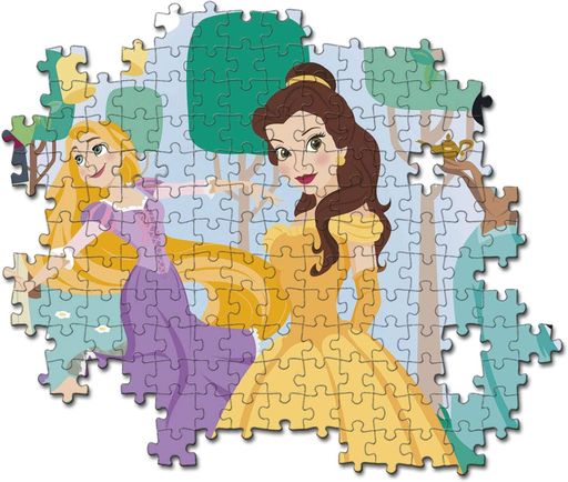 Пазл Clementoni: SuperColor — Disney Princess / Принцессы Диснея (104 элемента) — 25736 (2008627)
