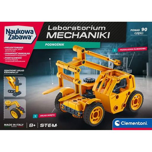 Конструктор Clementoni Mechanics Laboratory: Телескопический погрузчик — 50250 (2008670)