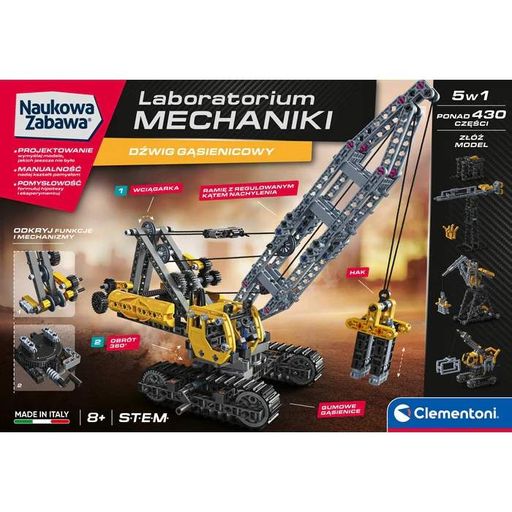 Конструктор Clementoni Mechanics Laboratory: Гусеничный кран — 50402 (2008671)