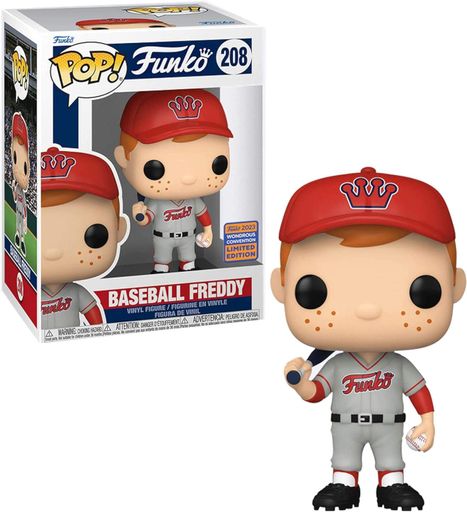 Фігурка Бейсболіст Фредді — Funko Pop! FREDDY FUNKO: BASEBALL FREDDY #208 Wonderous Convention 2023 Limited Edition (2008835)