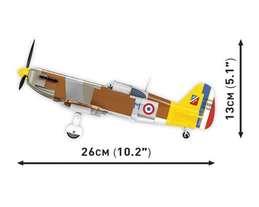 Конструктор детский самолет 1:32 Dewoitine D.520 COBI 5734 (2008849)