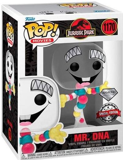 Фігурка Містер ДНК (Діамантова колекція) — Funko Pop! JURASSIC PARK: MR. DNA DIAMOND COLLECTION (SPECIAL EDITION) #1170 (2008877)
