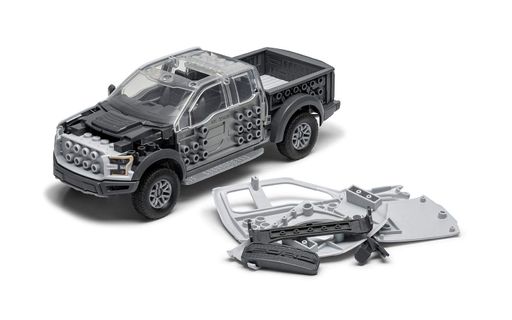 Конструктор детский автомобиль Ford F-150 Raptor - Grey QUICKBUILD J6053 (2008899)