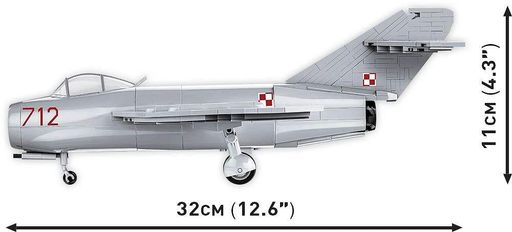 Конструктор детский истребитель LIM-1 Polish Air Force 1952 COBI 5822 (2008905)