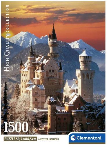Пазл CLEMENTONI: HIGH QUALITY COLLECTION — ЗАМОК НОЙШВАНШТАЙН (1500 частей) 31716 (2008947)