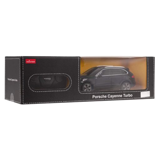Машинка на управлінні Porsche Cayenne Turbo 1:24 чорна RASTAR (2008959)