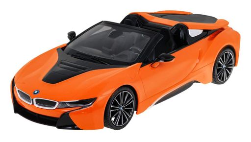 Машинка BMW i8 Roadster оранжевый RASTAR модель 1:12 Авто на дистанционном управлении + пульт 2,4 ГГц (2008972)