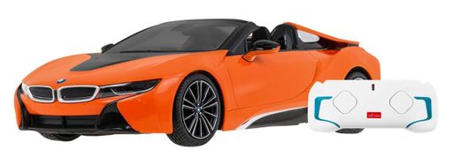 Машинка BMW i8 Roadster оранжевый RASTAR модель 1:12 Авто на дистанционном управлении + пульт 2,4 ГГц (2008972)