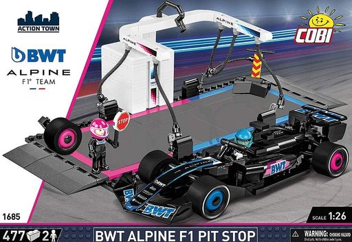 Конструктор COBI BWT Alpine F1 Team Pit Stop 1:26 477 деталей 1685 (2008981)