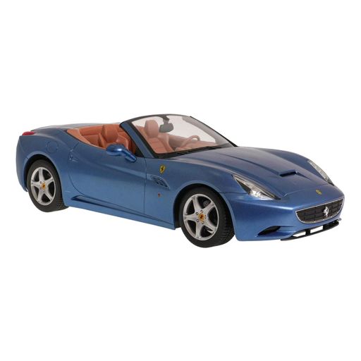 Машинка на радиоуправлении Ferrari California 1:12 голубая RASTAR – лицензионная модель, пульт 2,4 ГГц (2008986)