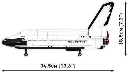 Конструктор детский космический шаттл Space Shuttle Atlantis COBI 1930 (2009006)