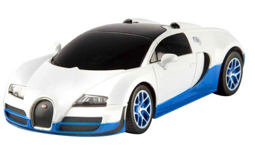 Машинка на управлении Bugatti Veyron Grand Sport 1:24 Rastar 47000 белый (2009013)