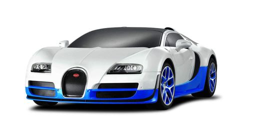 Машинка на управлении Bugatti Veyron Grand Sport 1:24 Rastar 47000 белый (2009013)