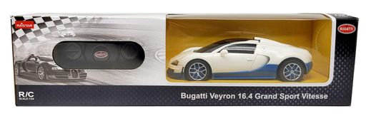 Машинка на управлении Bugatti Veyron Grand Sport 1:24 Rastar 47000 белый (2009013)