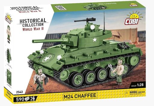 Конструктор COBI-2543 Американский танк M24 Chaffee 1:35 (590 деталей) (2009023)