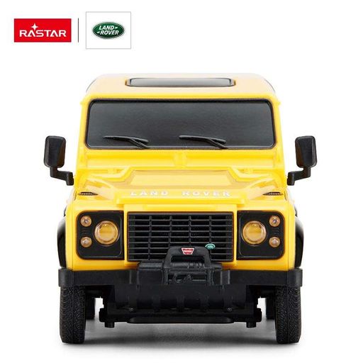 Машинка на управлении Land Rover Defender 1:24 Rastar 78500 желтый (2009048)