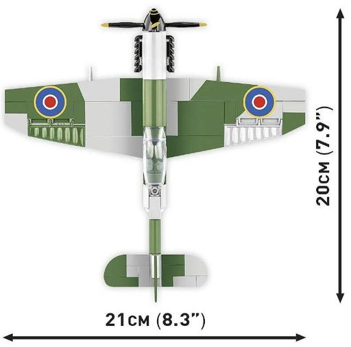 Конструктор детский самолет Spitfire Mk. XVI Bubbletop COBI 5865 (2009063)