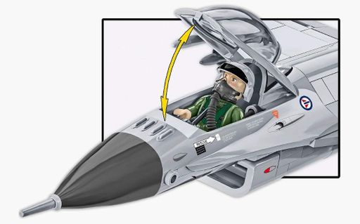 Конструктор Самолет истребитель F-16AM Fighting Falcon COBI 5913 (2009070)