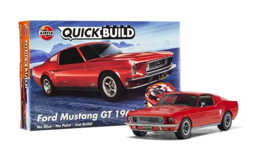 Конструктор детский автомобиль Ford mustang GT 1968 Quickbuild Airfix J6035 (2009089)