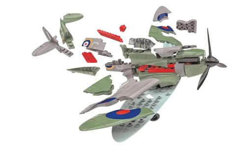 Конструктор детский самолет D-Day Spitfire Quickbuild Airfix J6045 (2009104)
