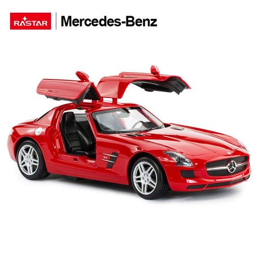 Машинка Mercedes-Benz SLS красный RASTAR модель 1:14 Автомобиль на дистанционном управлении + пульт 2,4 ГГц (2009122)