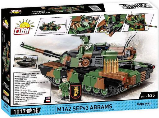 Конструктор детский танк M1A2 SEPv3 Abrams COBI 2623 (2009173)