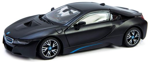 Машинка коллекционная металлическая BMW I8 Rastar 56500B 1:24 металл черный (2009175)