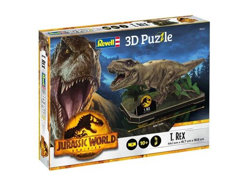 3D пазлы Тиранозавр Рекс - Парк Юрского Периода Jurassic World Dominion Revell 00241 (2009184)
