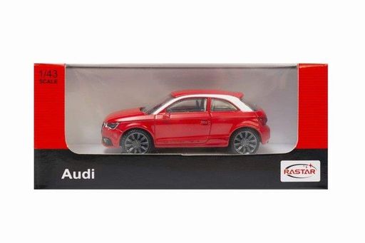 Коллекционная металлическая машинка RASTAR Audi A1 1:43 58200 красный (2009254)