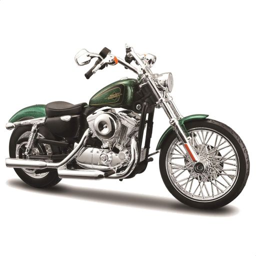 Коллекционная модель Maisto: Harley-Davidson — 2013 XL 1200V Seventy-Two / Зеленый металлик (1:12) — 32335 (2009279)