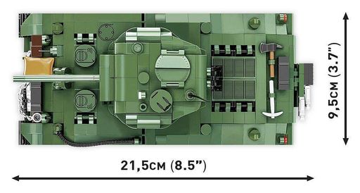 Конструктор детский танк M4A3 SHERMAN COBI 2570 (2009311)