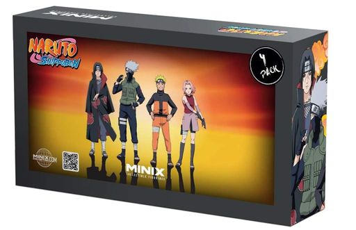 Набор фигурок Naruto Shippuden (Наруто, Сакура, Какаши, Итачи) — Minix 14811 (2009320)