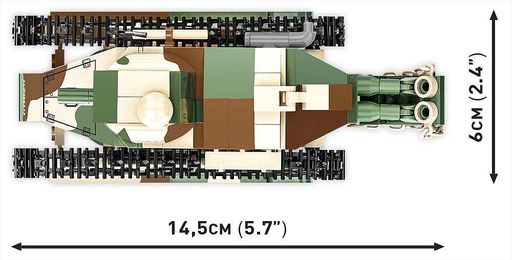 Конструктор детский танк 1:35 Renault FT Victory Tank 1920 COBI 2992 (2009328)