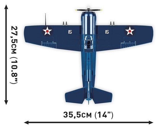 Конструктор детский самолет 1:32 F4F WILDCAT COBI 5731 (2009332)