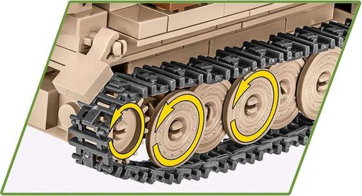 Конструктор детский 1:35 German half-track vehicle Sd.Kfz10 DEMAG D7 COBI 2273 (2009334)