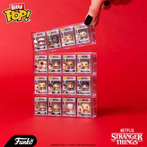 Набор игровых фигурок Bitty POP! — STRANGER THINGS: DUSTIN (4 фигурки в асс.) (2009429)
