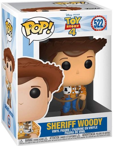 Фигурка Шериф Вуди - Funko Pop! TOY STORY 4 #522 SHERIFF WOODY (2009451)