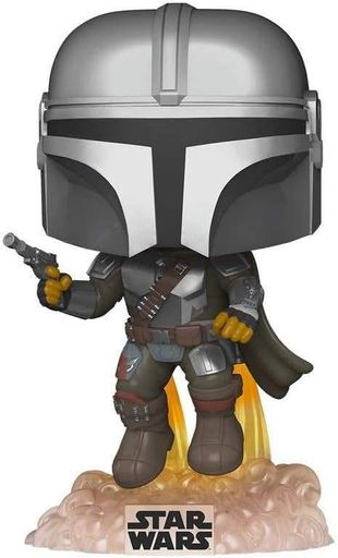 Фигурка Мандалорец (Полет с бластером) — Funko Pop! STAR WARS: THE MANDALORIAN — THE MANDALORIAN #408 EXCLUSIVE (2009501)
