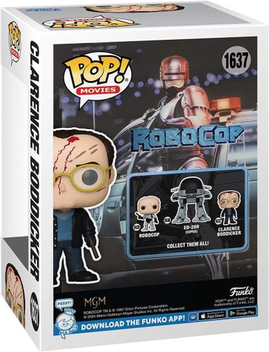 Фигурка Кларенс Боддикер (Окровавленный) — Funko Pop! MOVIES: ROBOCOP — CLARENCE BODDICKER #1637 (BLOODY) (2009529)